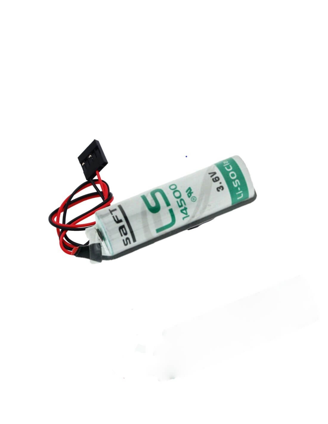 Saft LS14500-YA Li-SOCI2 2600Mah With 3 Inch Flyleads and alternative black plug