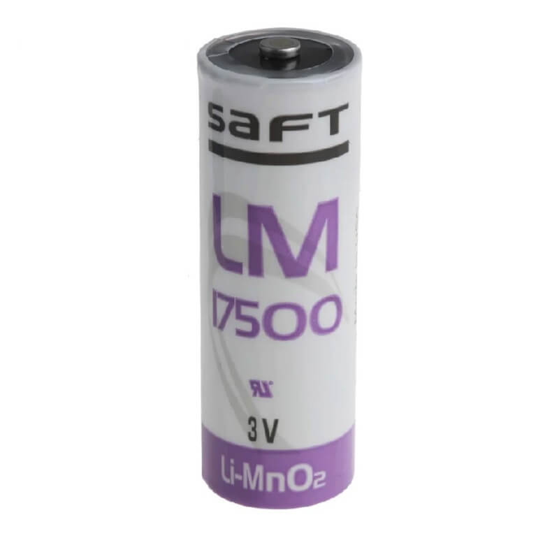 Saft LM17500 Battery, 3V 3000mAh size A spiral cell Li-Mn0.2