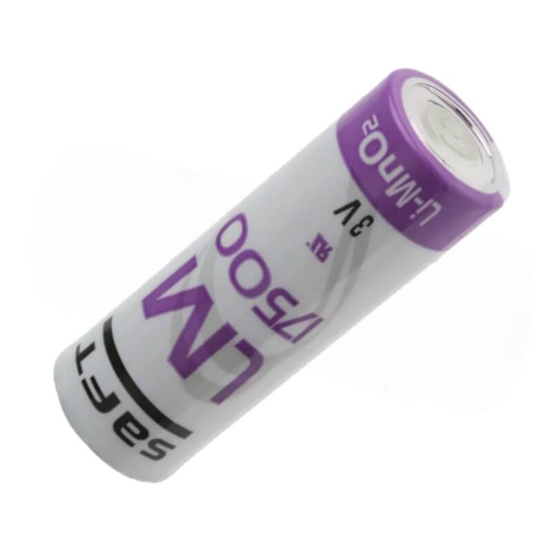 Saft LM17500 Battery, 3V 3000mAh size A spiral cell Li-Mn0.2