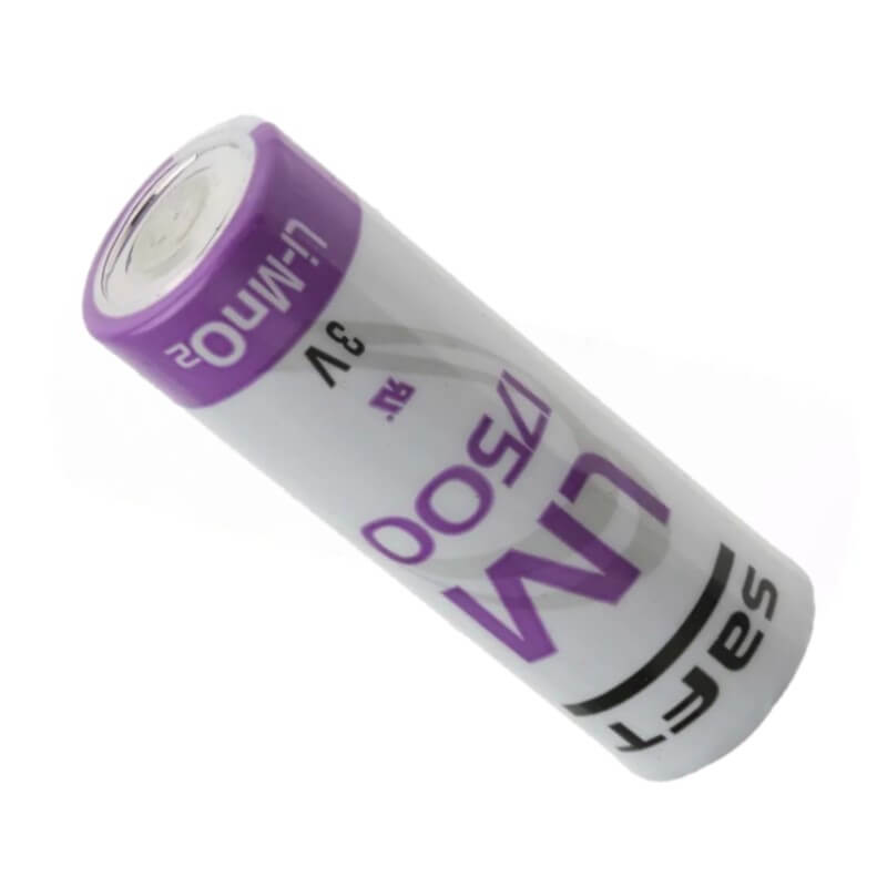 Saft LM17500 Battery, 3V 3000mAh size A spiral cell Li-Mn0.2