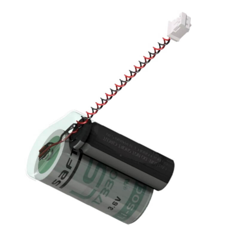Saft LSP17330-20F Battery, 3.6V 2.1Ah Size 2 / 3A Hybrid Cell Li-SOCl 2