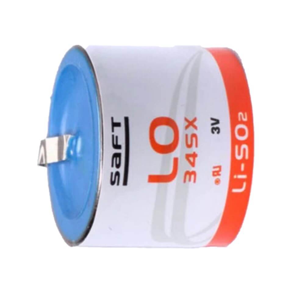 Saft LO34SX Battery, 2.8V 1.0Ah Size 1/3 C Spiral Cell Li-SO2