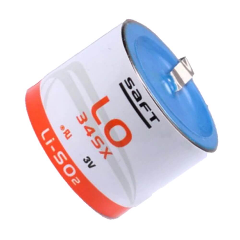 Saft LO34SX Battery, 2.8V 1.0Ah Size 1/3 C Spiral Cell Li-SO2