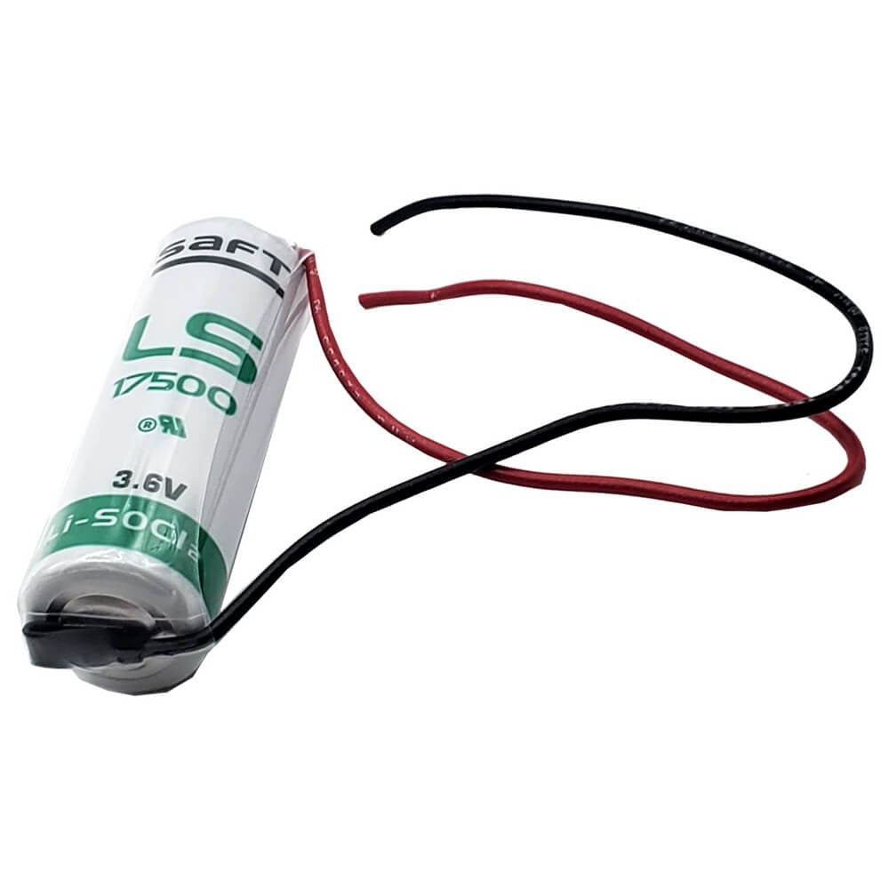 Saft LS17500 With 12 Inch Fly Leads 3.6V 3600Mah