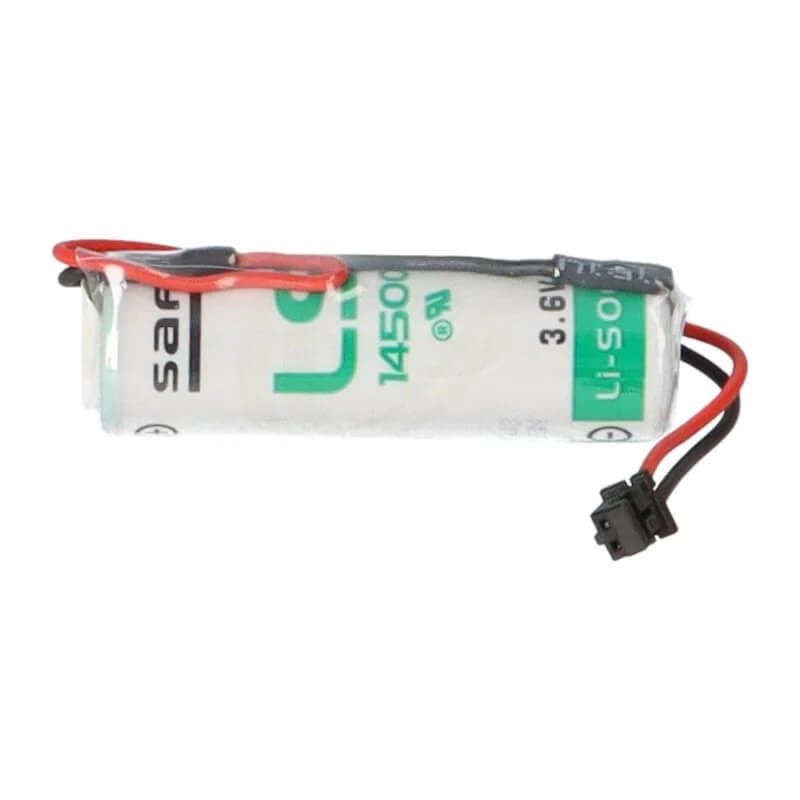 Saft LS14500-MDS Li-SOCI2 2600Mah With 3 Inch Flyleads and black plug