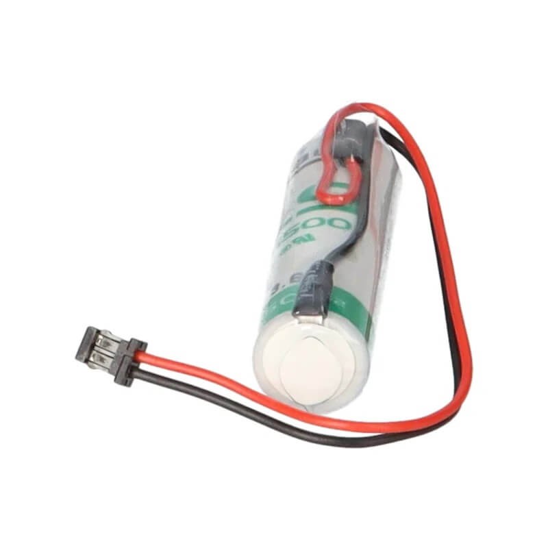 Saft LS14500-MDS Li-SOCI2 2600Mah With 3 Inch Flyleads and black plug