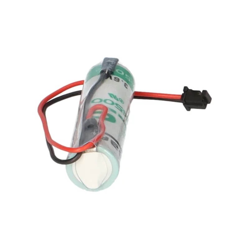 Saft LS14500-MDS Li-SOCI2 2600Mah With 3 Inch Flyleads and black plug