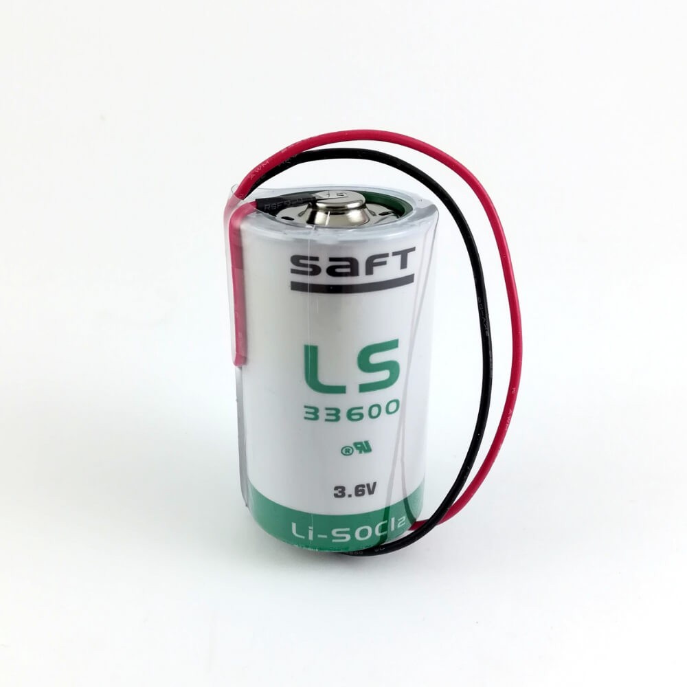 Saft LS33600 With 9 Inch Fly Leads 3.6V 17000Mah