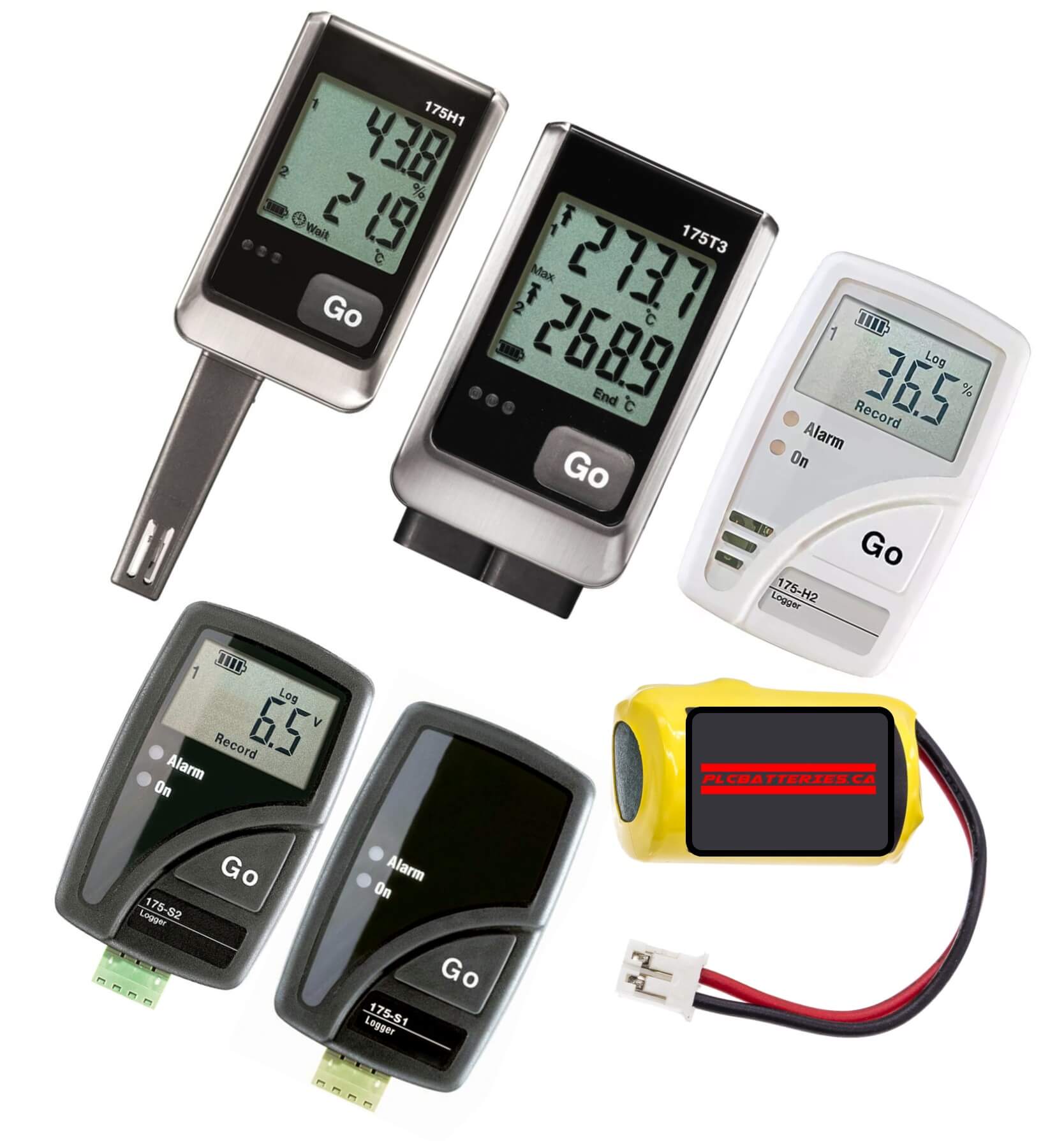 Testo Batt-testo, 0515-0175, 175-t3, 175-h1, 175-h2, 175-s1 & 175-s2 L